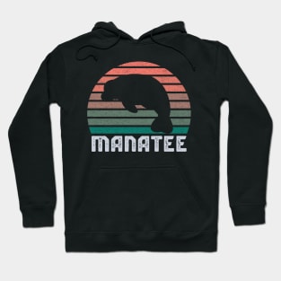 Vintage Retro Manatee Hoodie